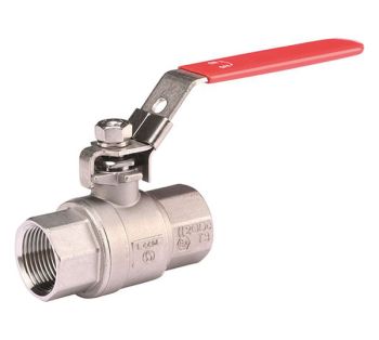 Robinet à tournant sphérique 2 pièces, Inox 316, F/F BSP, modèle lourd-Raccordement : BSPP-1/2''