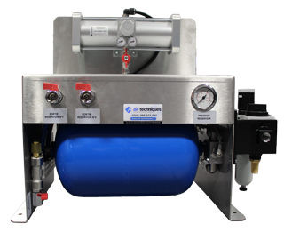 Surpresseur air & réservoir 12 L avec robinets à boisseau sphérique