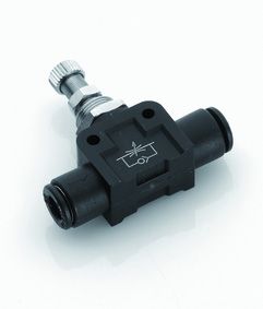 Régulateur de débit polymère en ligne à raccordement instantané ISPO 041