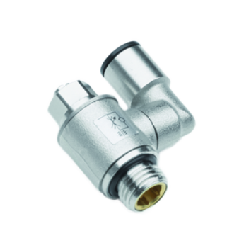 Régulateur de débit UD Alim. coudé 90° orientable mâle cylindrique IPSO 080