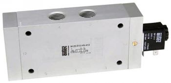 Distributeur à commande électrique à rappel différentiel M-22-510