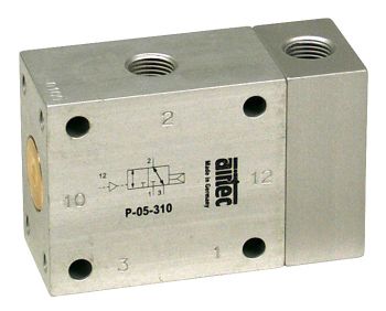 Distributeur à commande pneumatique / rappel différentiel P-05-310