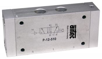 Distributeur à commande pneumatique / rappel ressort P-12-511
