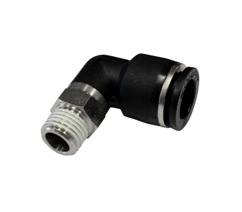 Raccord coudé 90° orientable avec filetage mâle BSP conique RP72K