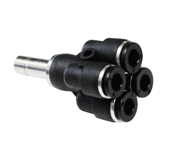 Raccord en Y double inégal encliquetable RP76