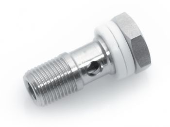 Vis banjo simple avec six pans extérieur et 2 joints plats STX 407
