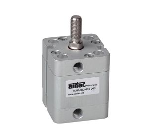 Vérin simple effet UNITOP, diamètre 40 mm, ressort avant, tige filetée rentrée - Vérin AIRTEC série NXE-040-000